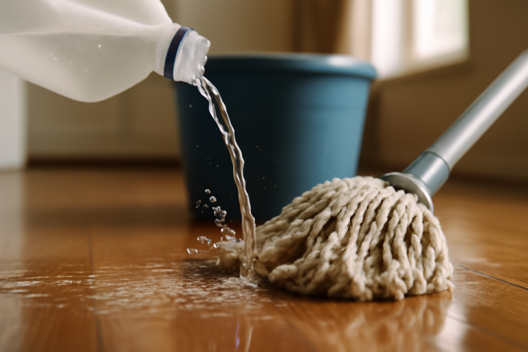 A small splash changes everything the mop ingredient that keeps floors fresh and streak free