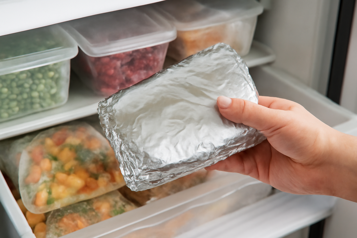 Aluminum foil in the freezer the household hack gaining fans across homes
