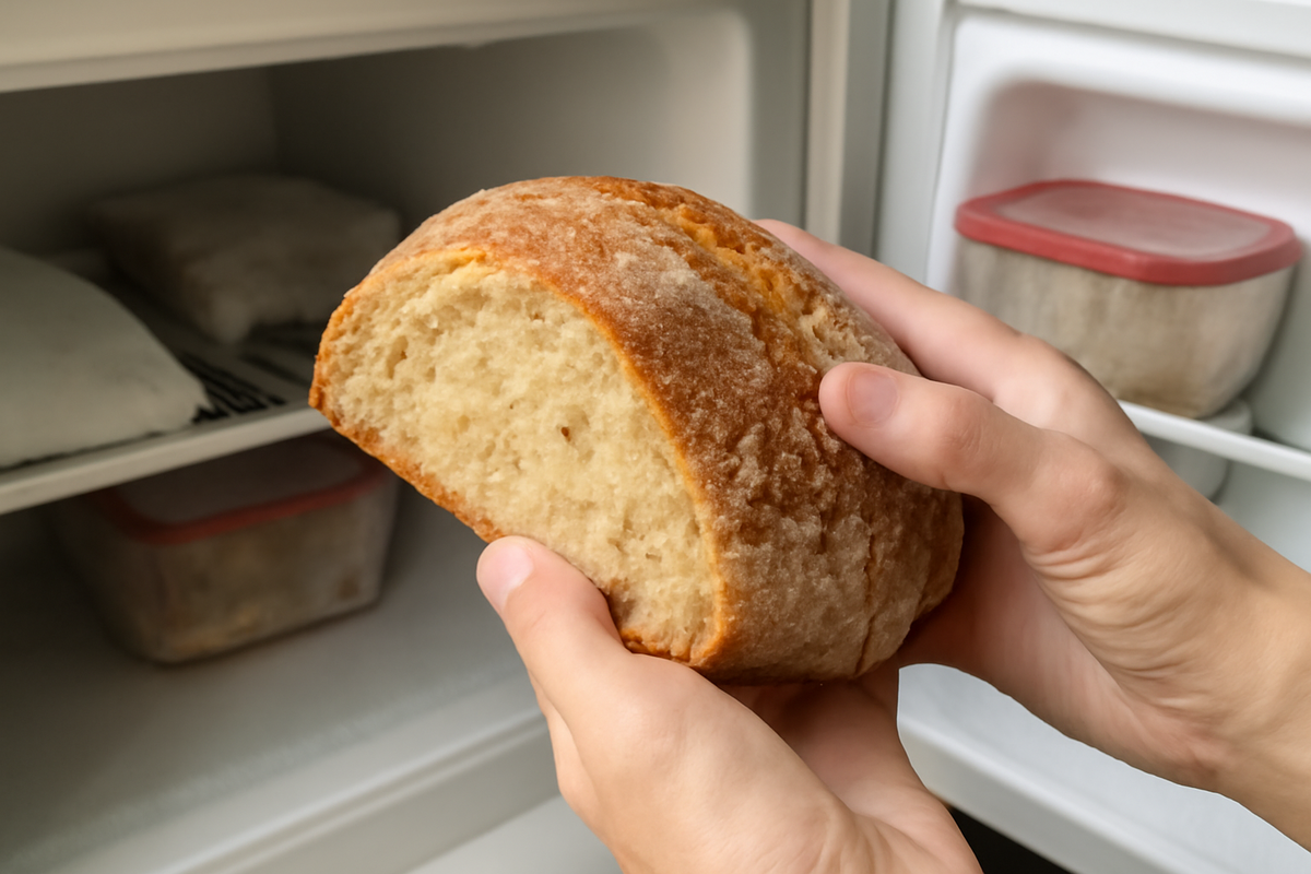 Bag free foil free freezer trick brings bread back to crispy life