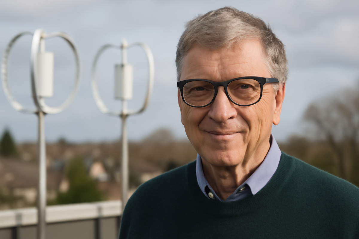 Bill Gates tiny wind turbines claim to slash electric bills installation in a year say reports