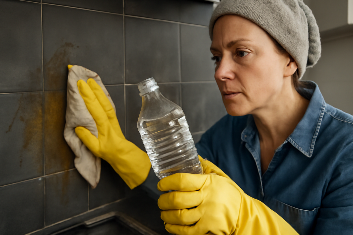 Cleaning pros reveal the vinegar in a bottle trick that removes greasy stains better than store brands