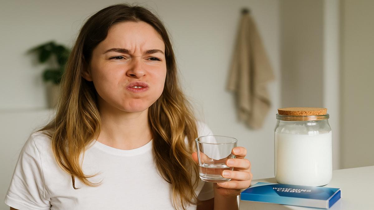 Dentists hate this The 8 second oil pull that whitens better than strips