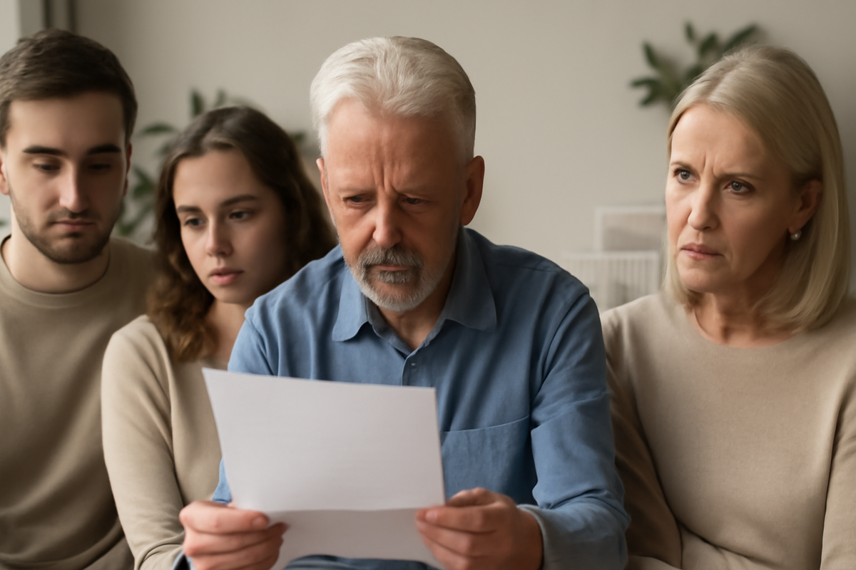 Father splits assets equally among children wife calls it unfair amid wealth gaps