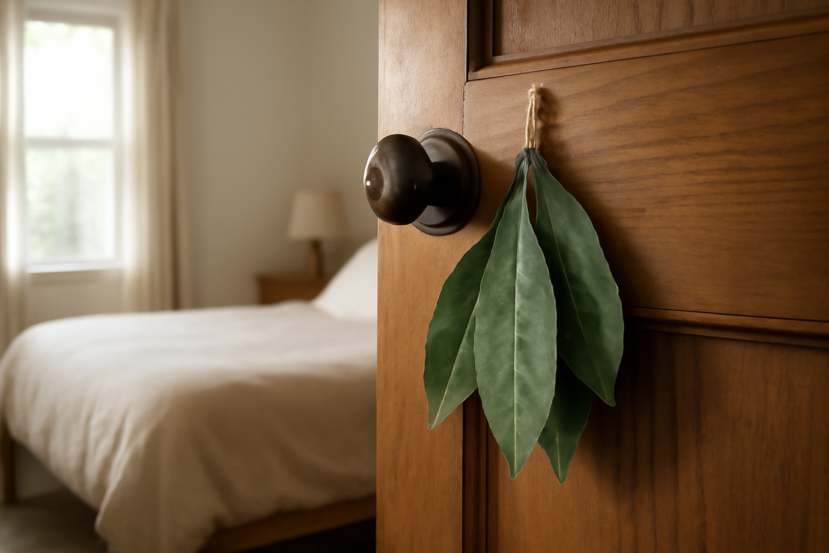 Hang bay leaves on the bedroom door why many still recommend it