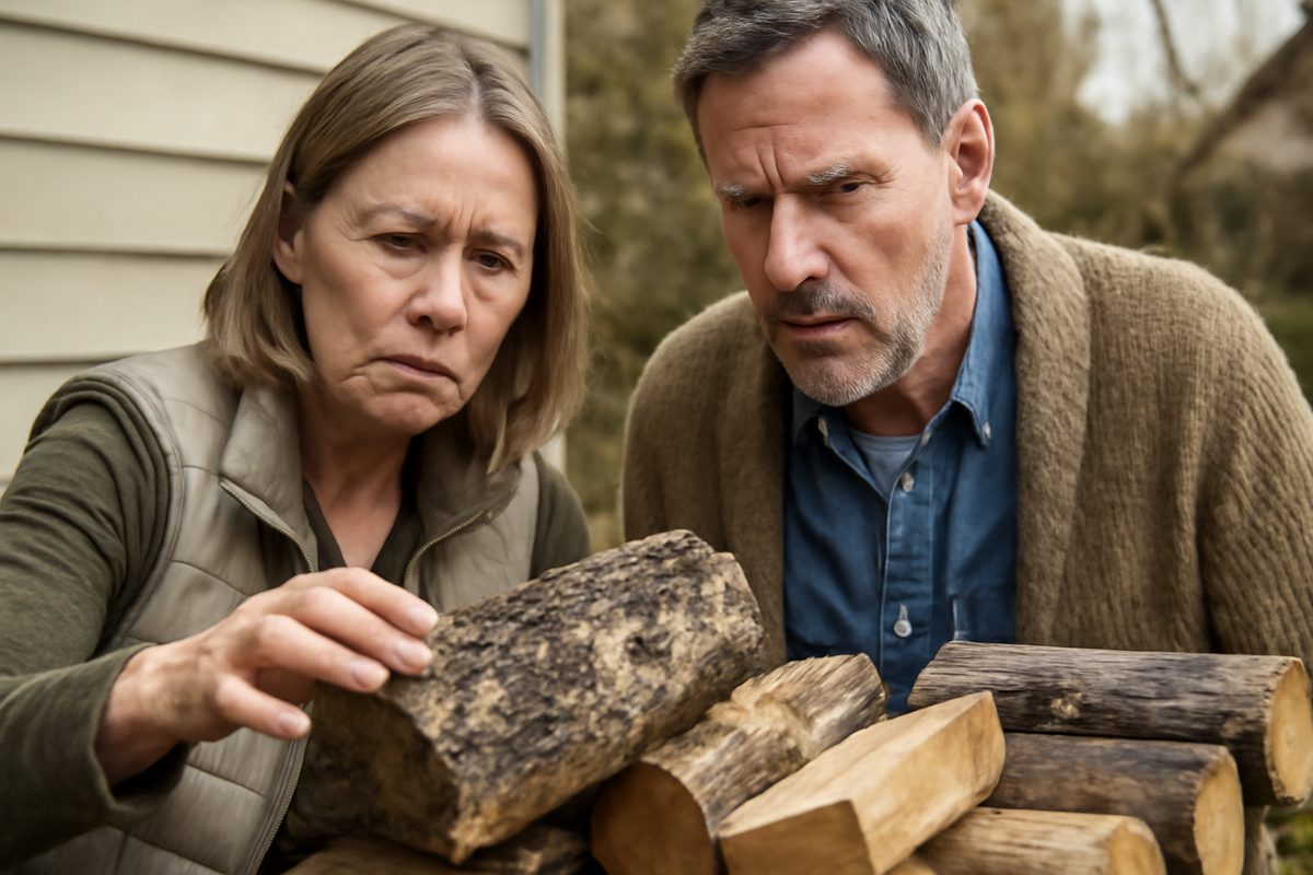 Homeowners discover their months old firewood is unusable heres why it went wrong