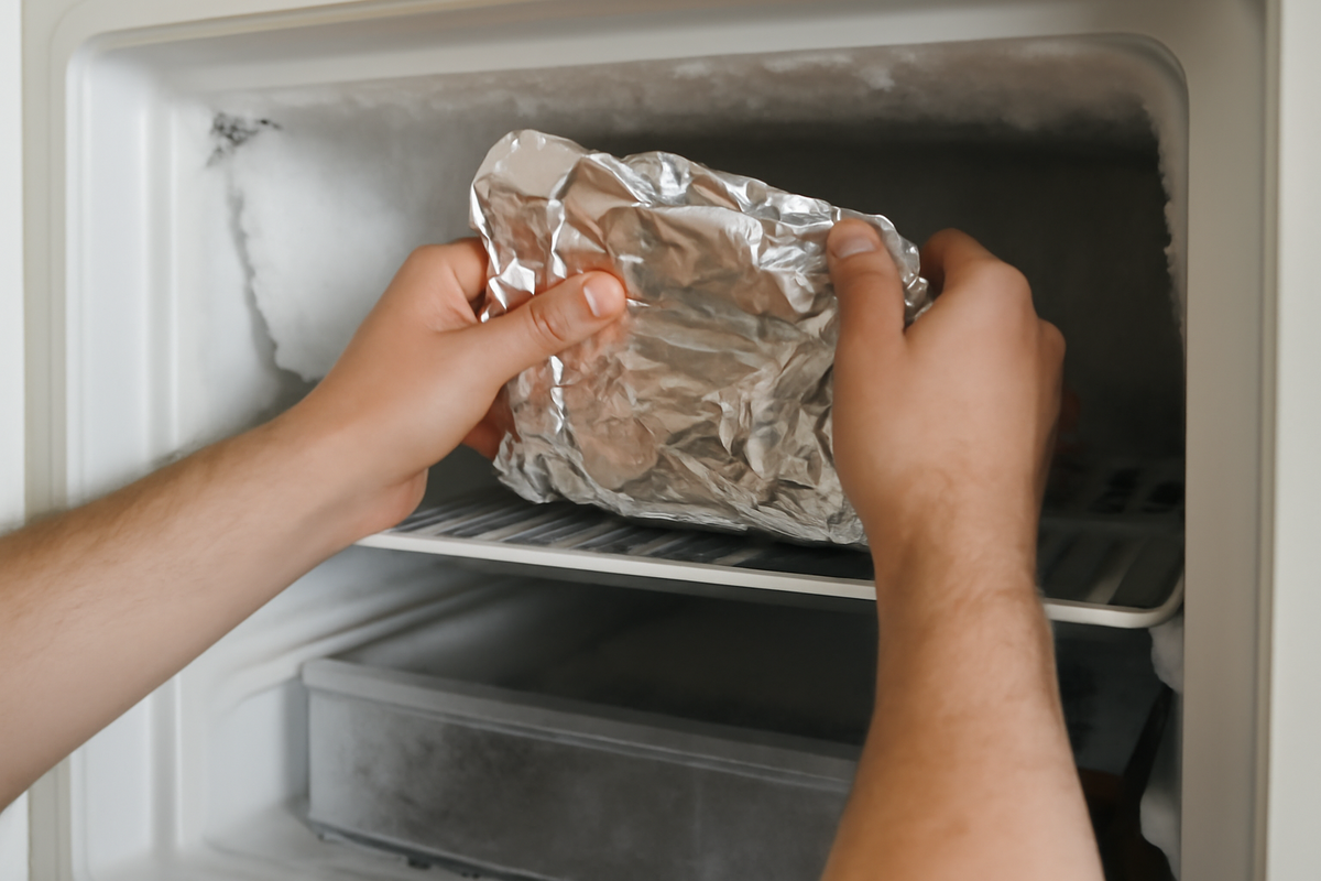 How to remove ice from your freezer fast using aluminum foil homeowners swear by it