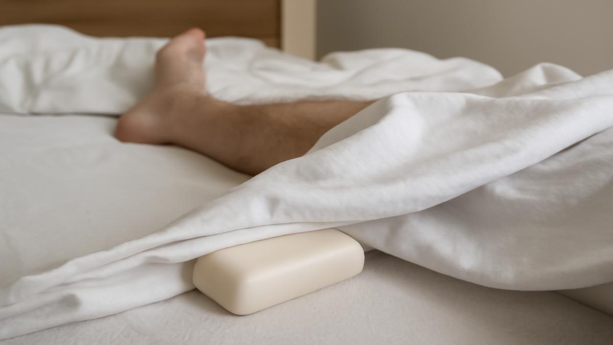 Nighttime leg cramps Sleep with this bar of soap under your sheet it actually works