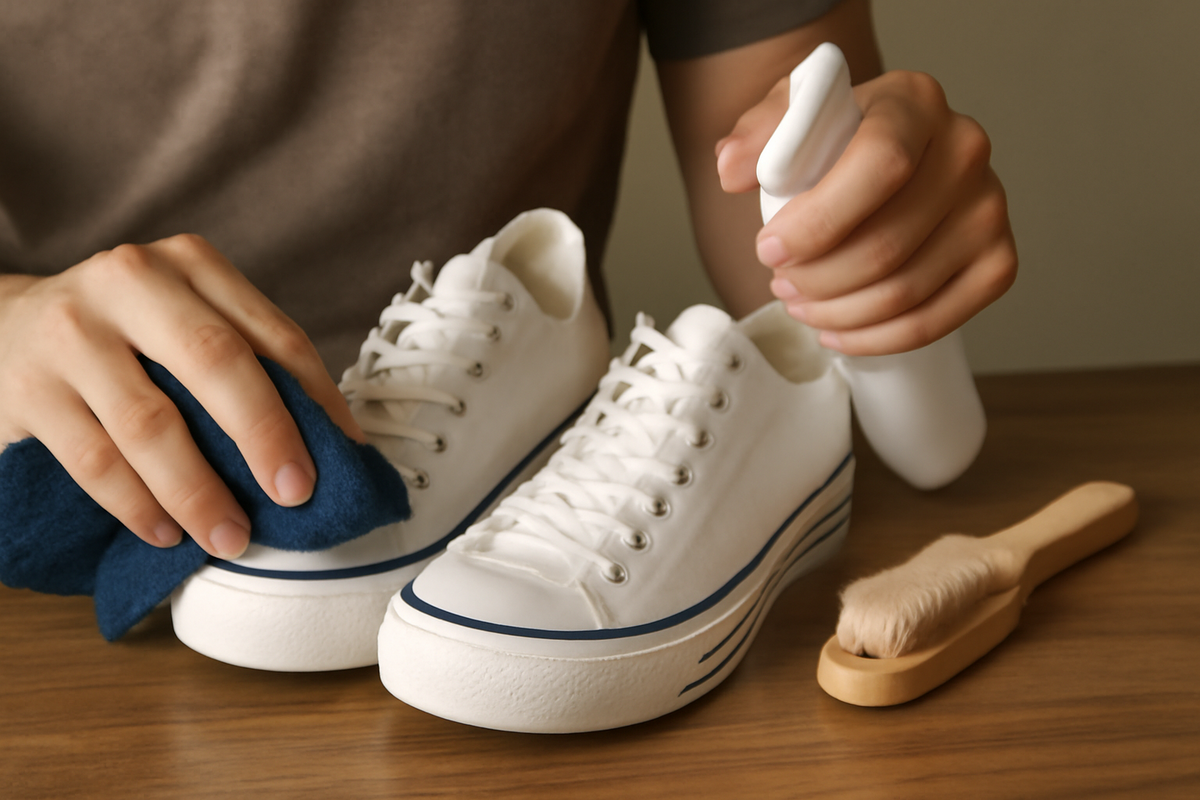 No bleach no baking soda this duo makes your sneakers look brand new