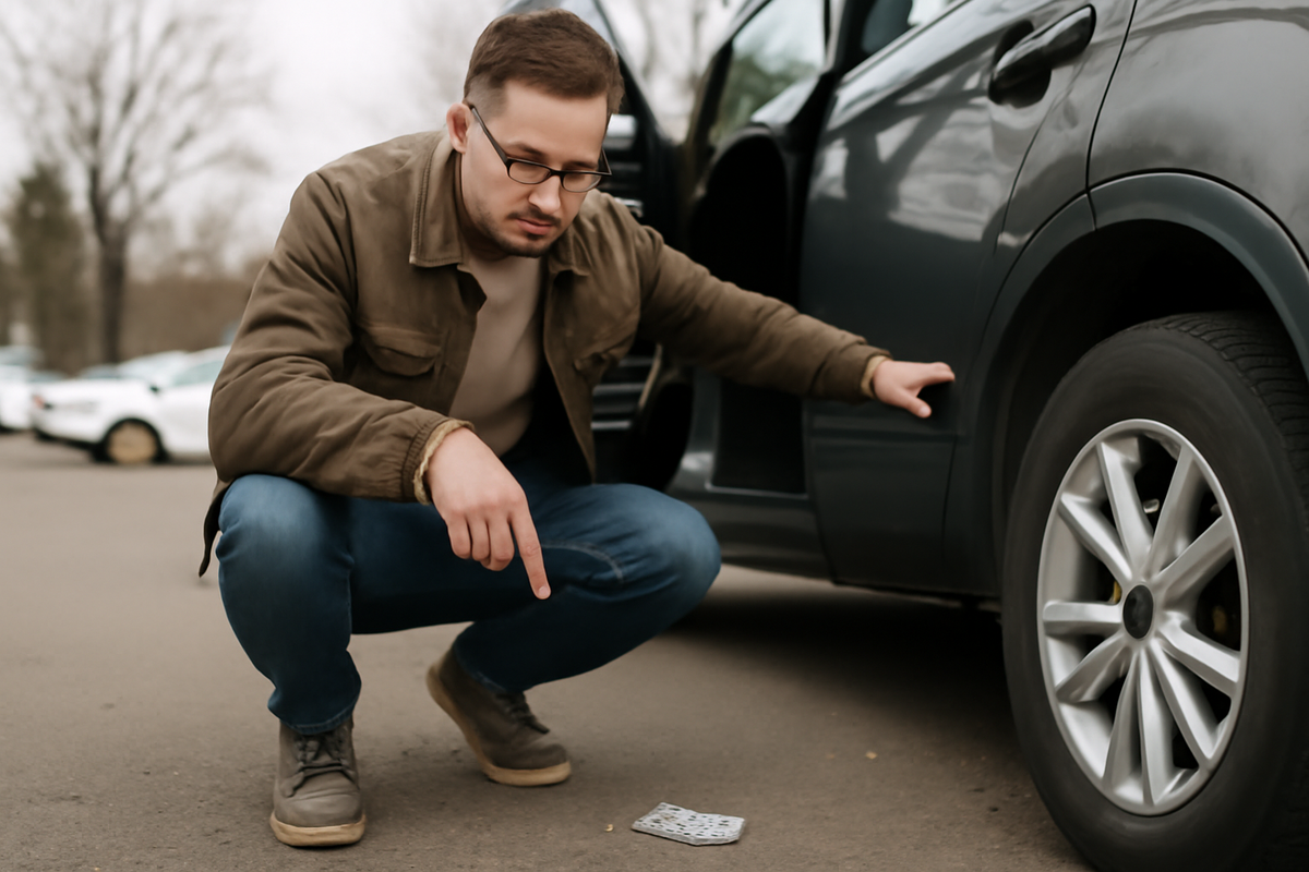 Parking lot scam alert check the ground before getting into your car heres how to avoid it