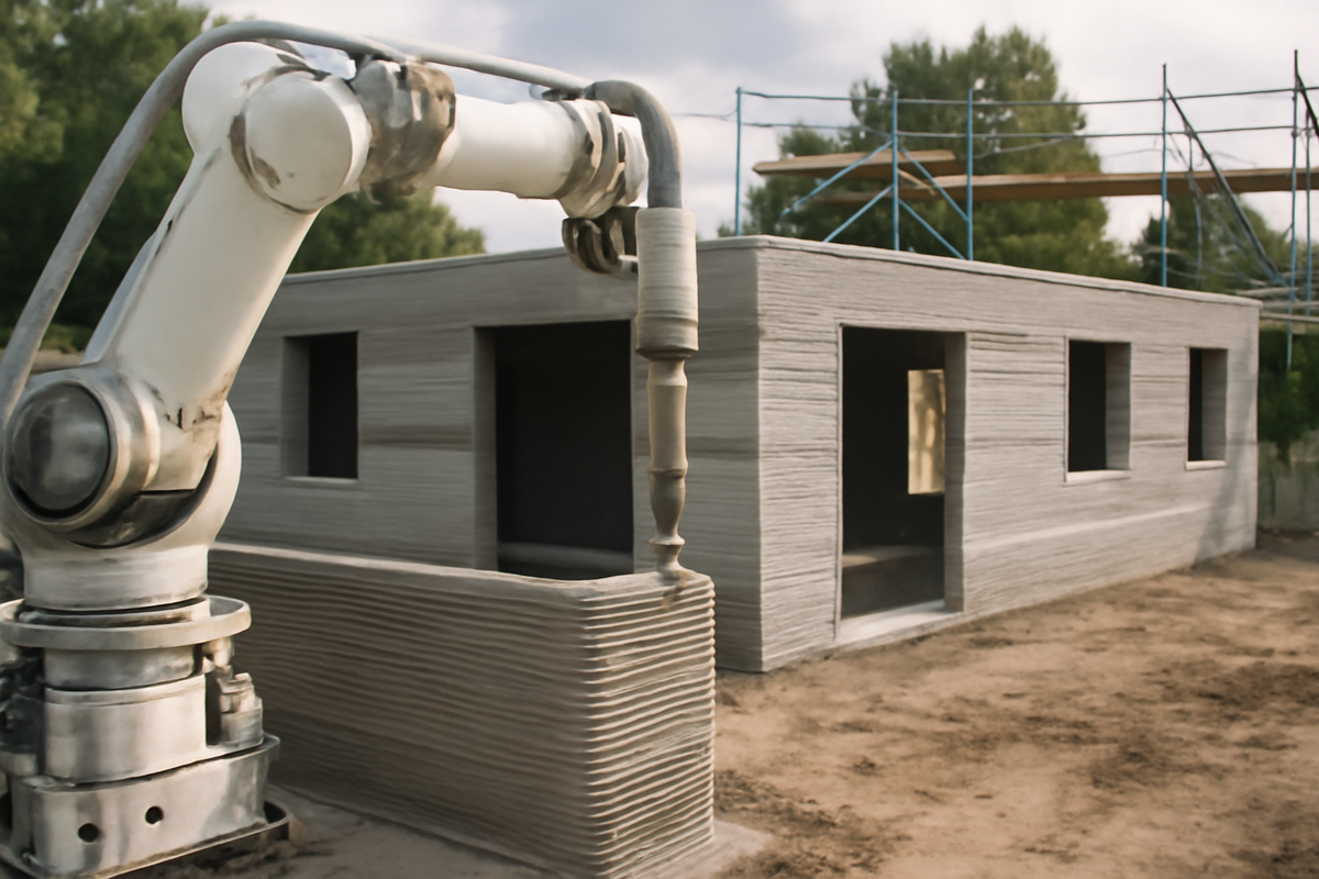 Robot builds a full 200 m home in 24 hours a potential housing breakthrough