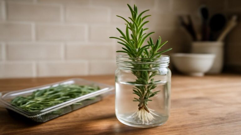 Stop buying rosemary plants one supermarket pack regrows forever with this jar hack