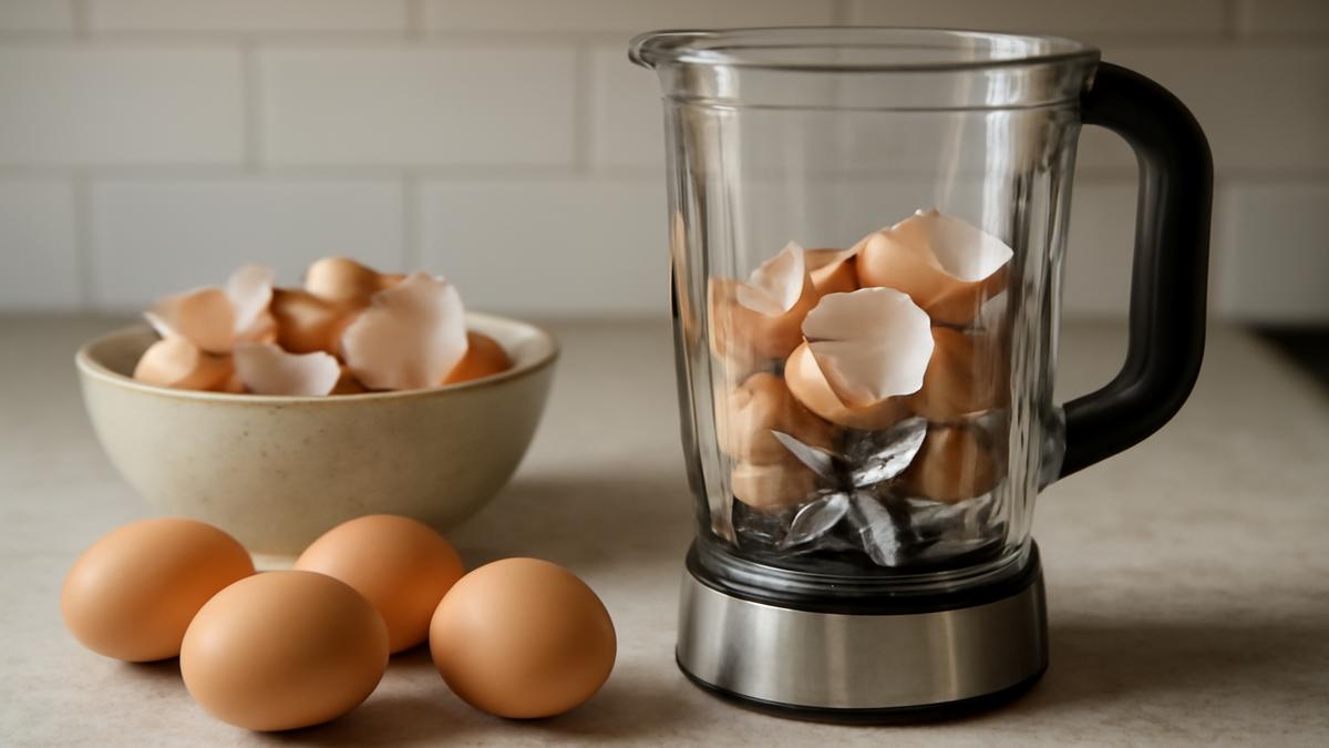 Stop throwing away eggshells they sharpen blender blades like new
