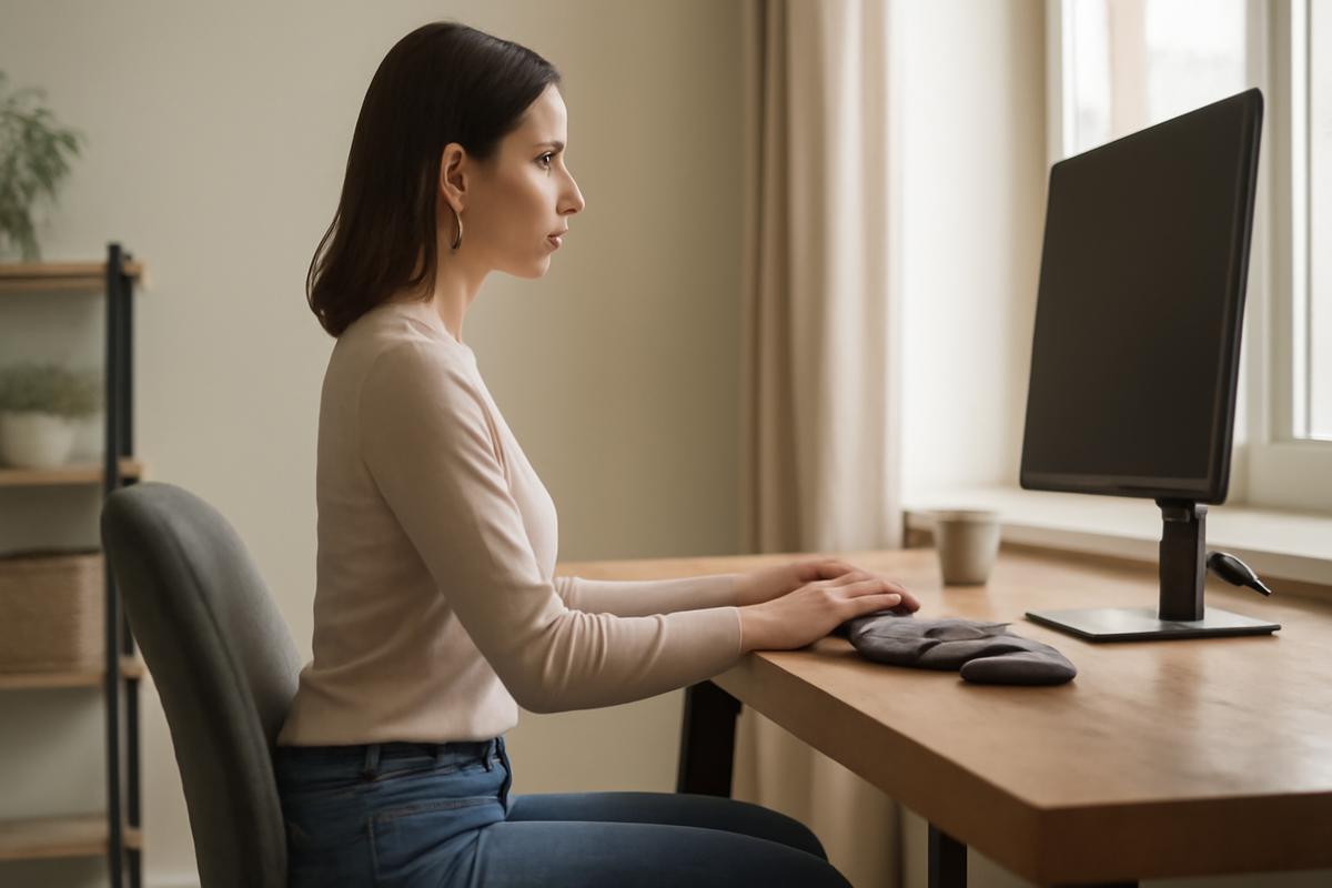 The chair height that protects spine alignment