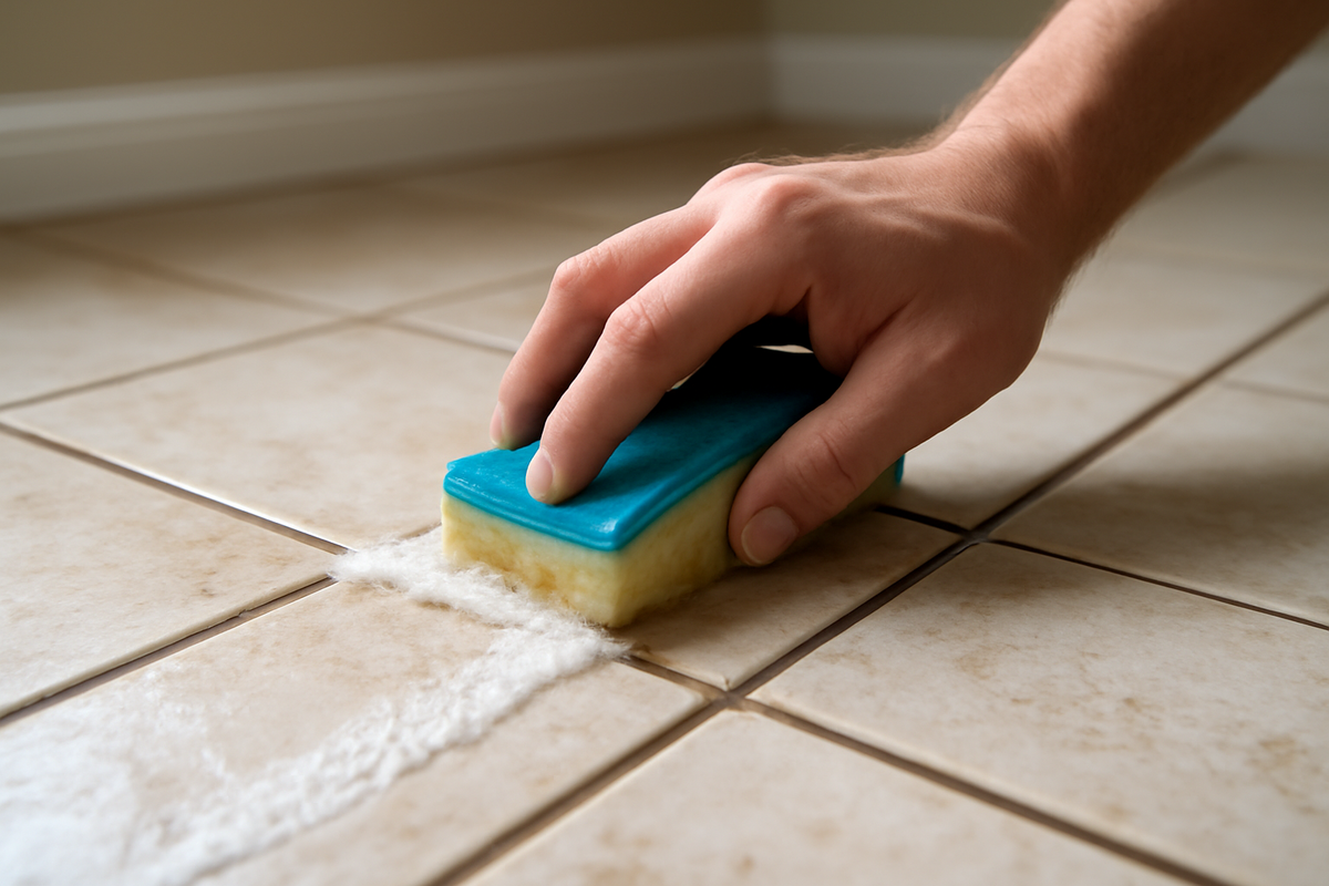 The easy tile grout cleaning trick that avoids ripping your floors out