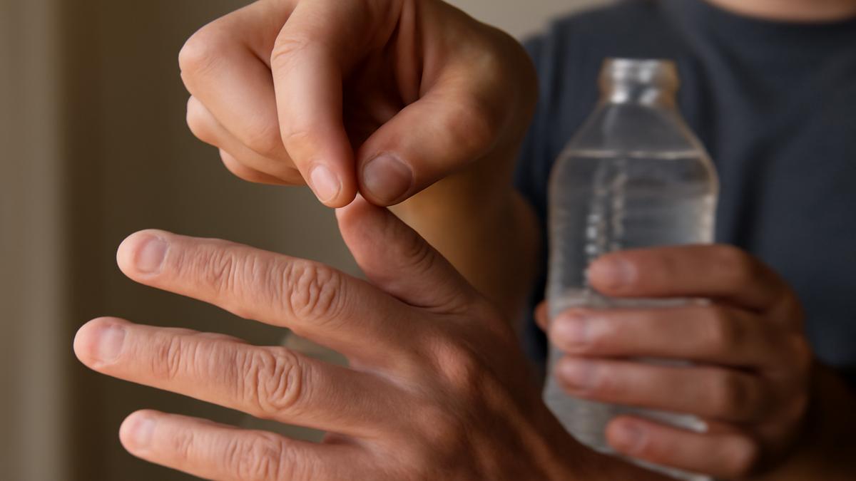 The finger wrinkle test that shows dehydration faster than thirst ever will