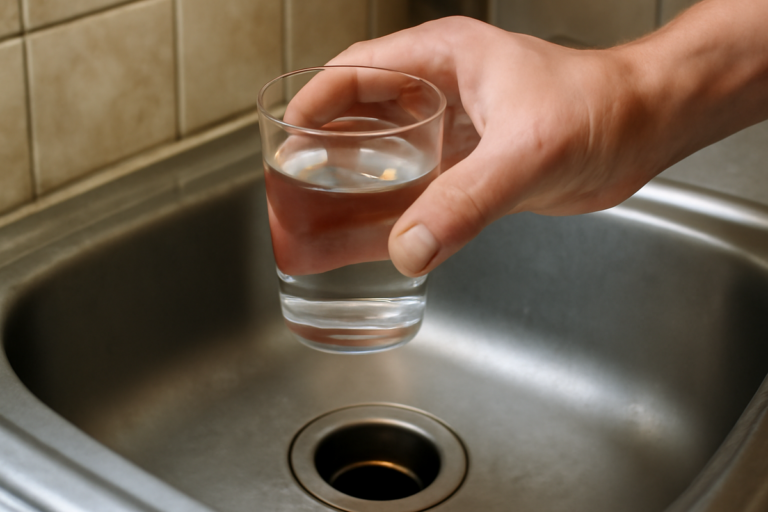 The half glass trick that clears drains without vinegar or baking soda plumbers nightmare secret
