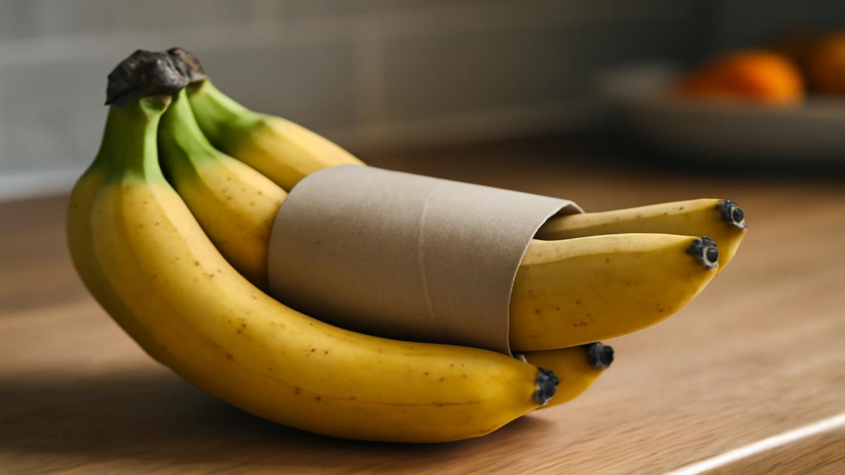 The kitchen roll tube trick that stops bananas ripening too fast
