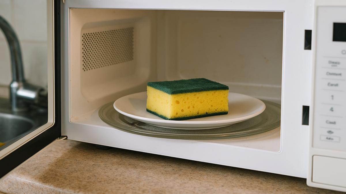 The kitchen sponge hack that disinfects itself NASA approved method