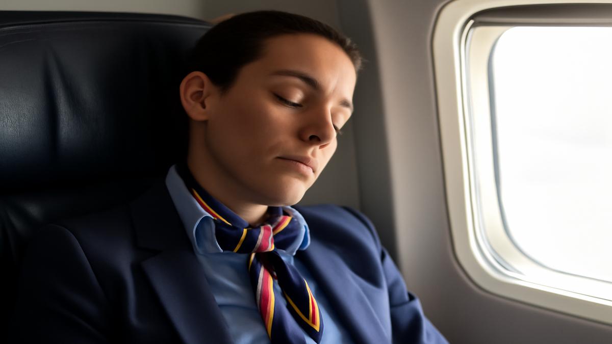 The reverse breathing hack flight attendants use to fall asleep anywhere