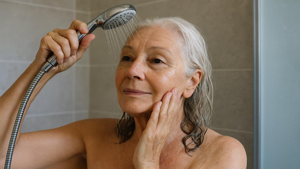 The reverse shower trick dermatologists use to look 10 years younger after 60