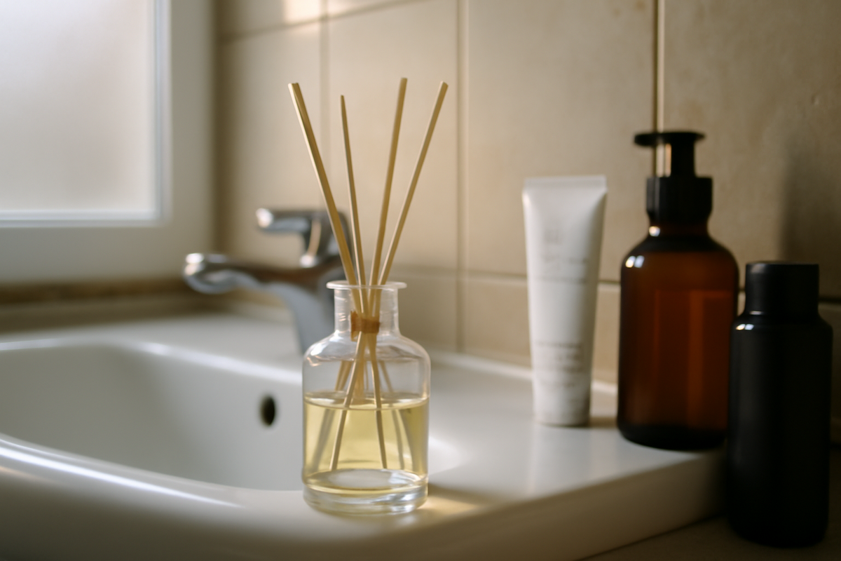 The simple glass trick that makes bathrooms smell like a perfumery and exposes overpriced products