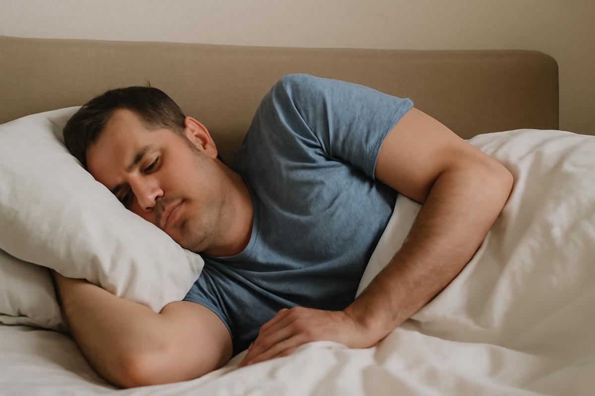 The sleeping angle that reduces acid reflux