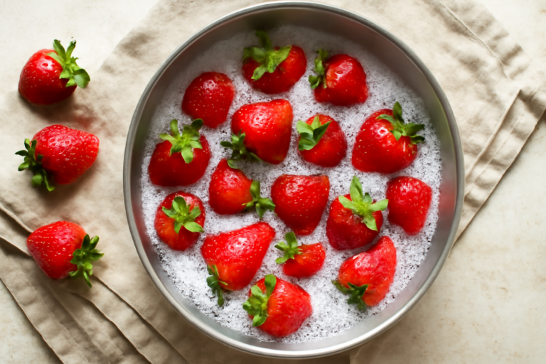 The true way to clean strawberries no vinegar no plain water needed experts say