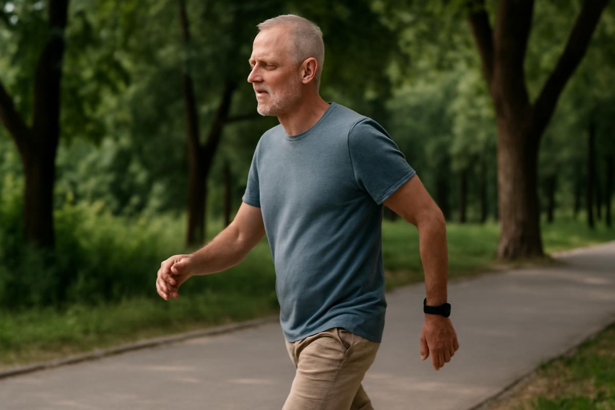 The walking speed that protects joints after 55