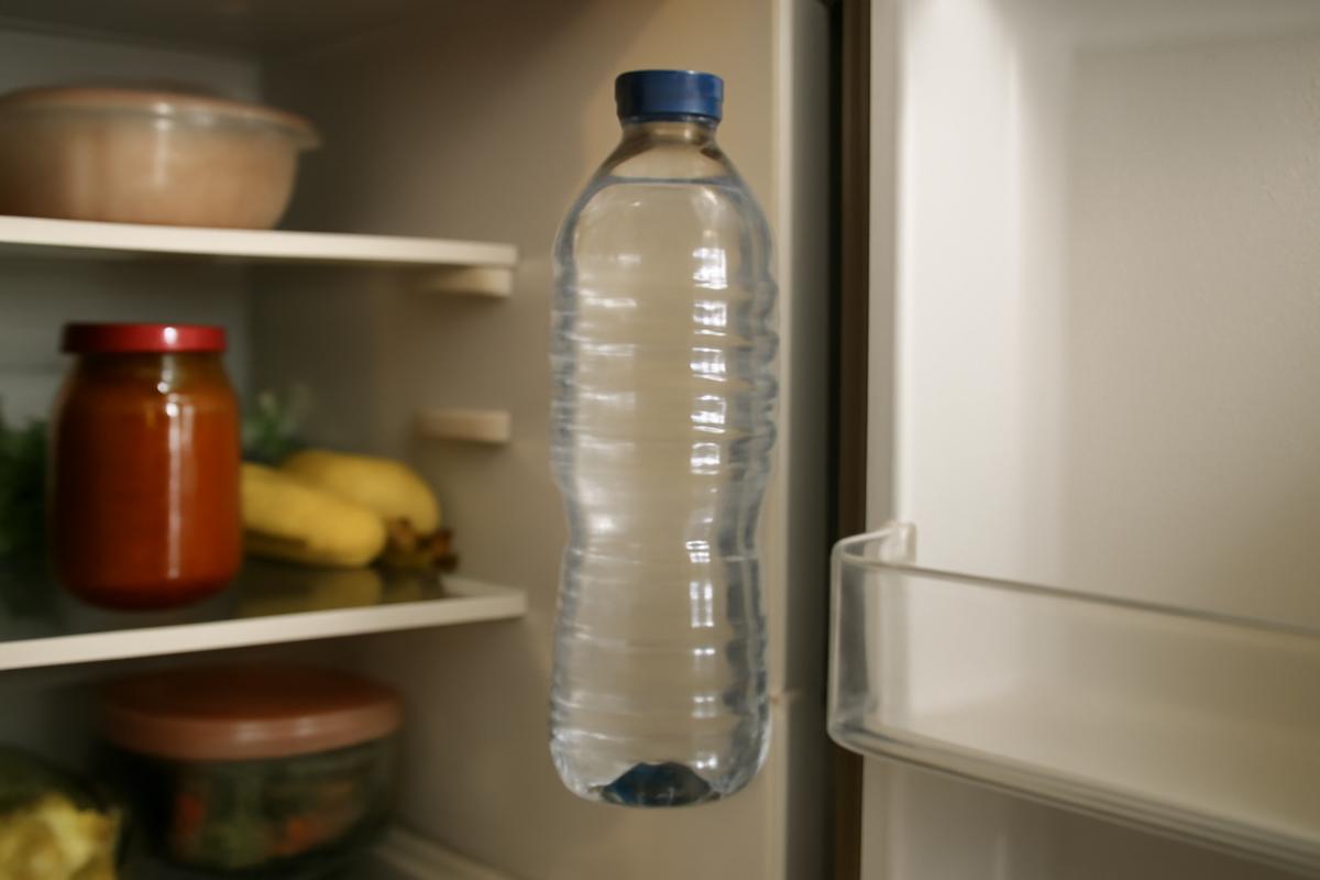 This bottle placement prevents bad fridge smells
