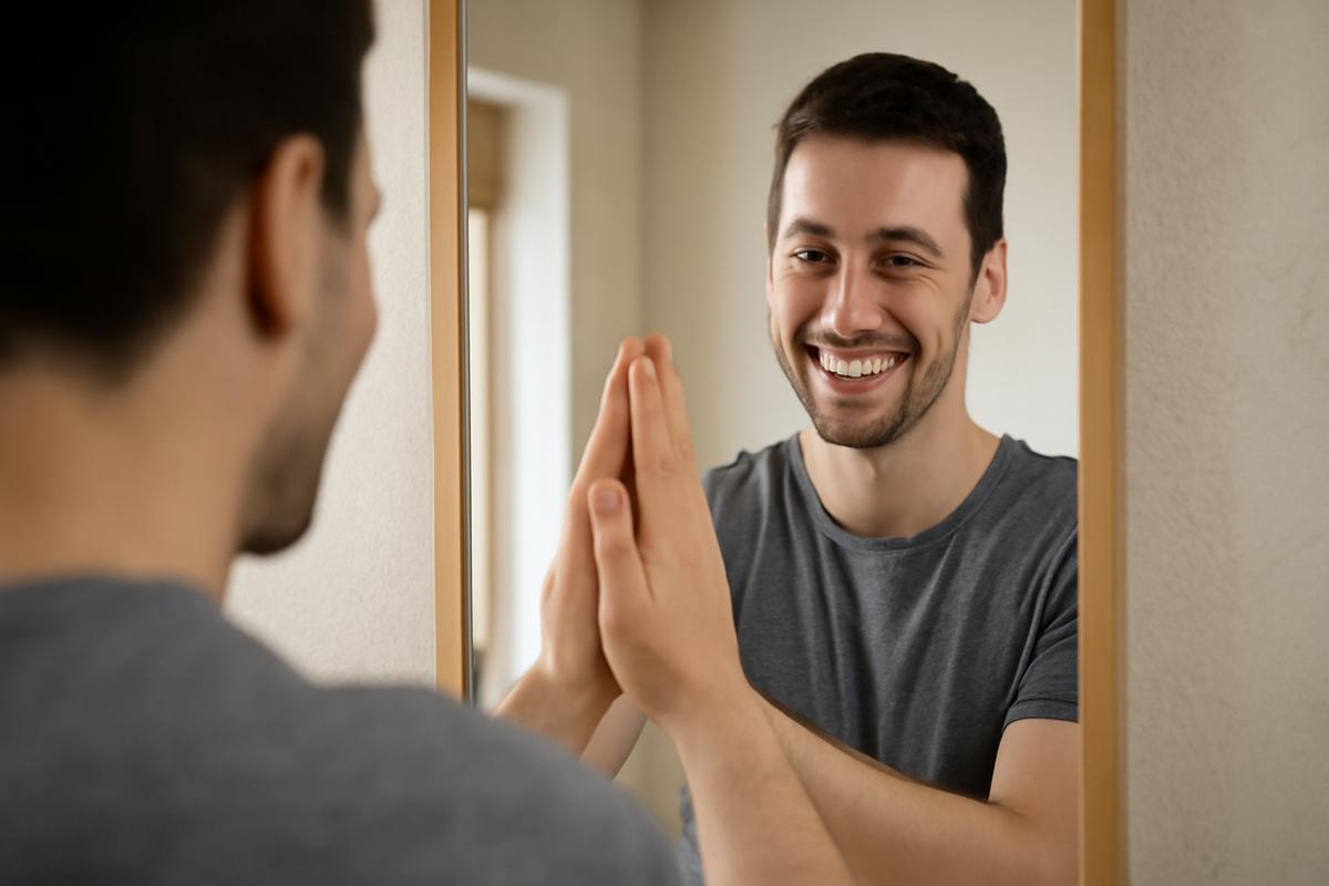This mirror habit boosts daily motivation