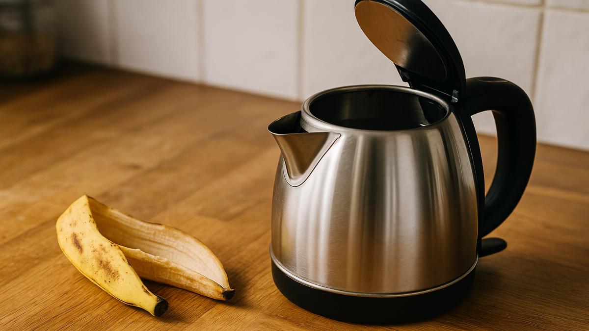 Toss a banana peel in your kettle tonight wake up to zero limescale tomorrow