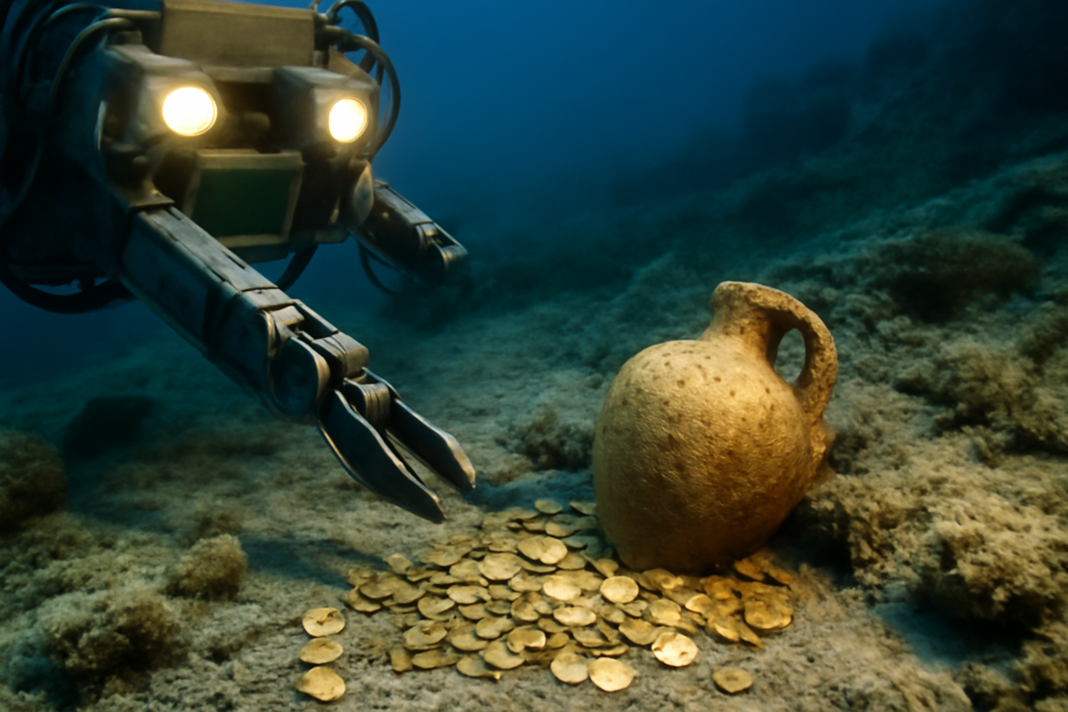 Underwater robotics triumph intact 16th century treasure found in the Mediterranean