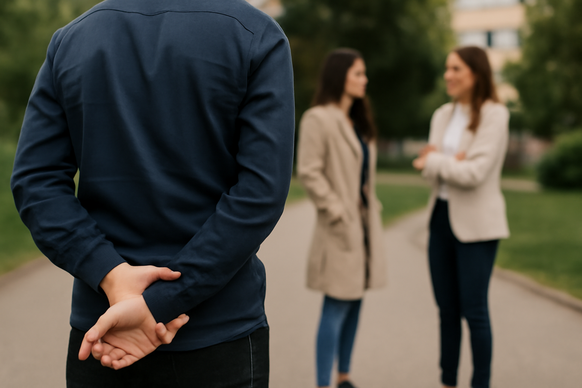 What hands behind your back subconsciously signal to others psychology explains