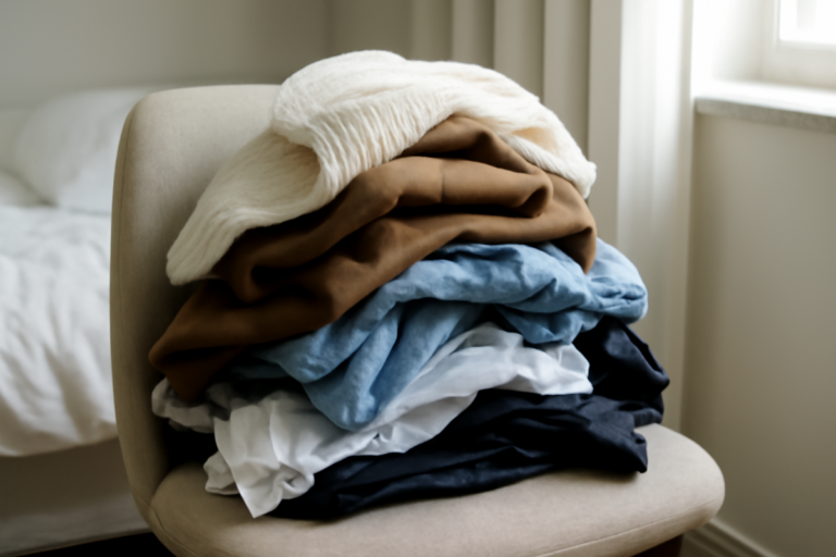 Why clothes pile up on your chair and what it quietly reveals about you