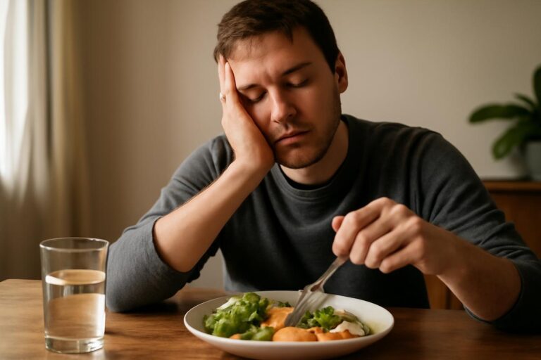 Why food tastes blander when tired