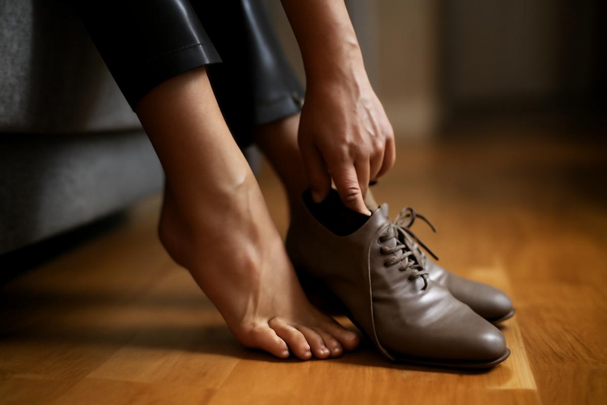 Why shoes feel tighter in the evening
