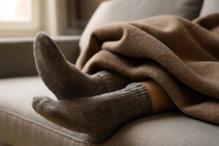 Why socks matter more than blankets for warmth