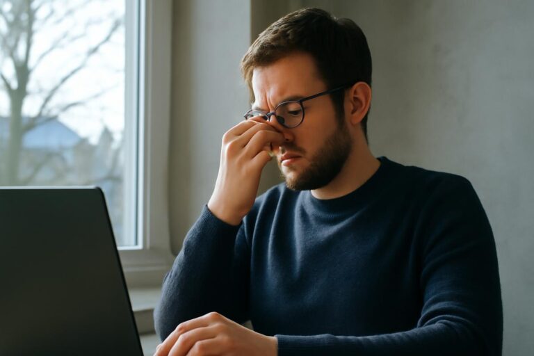 Why winter light increases eye strain