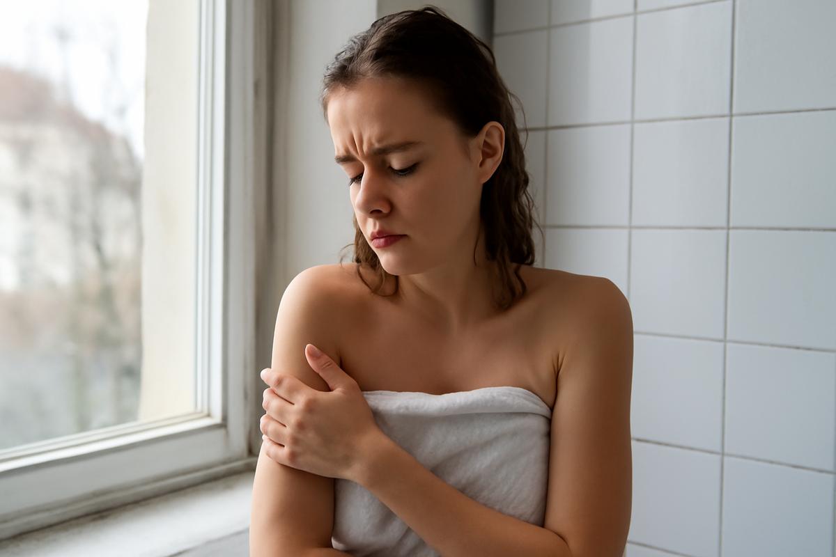 Why you feel colder after hot showers