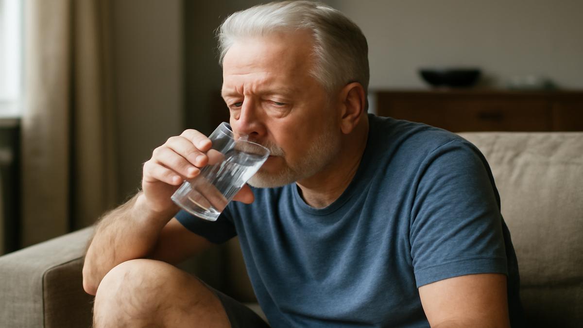 Why you should never drink water sitting down after 55 shocking vein study