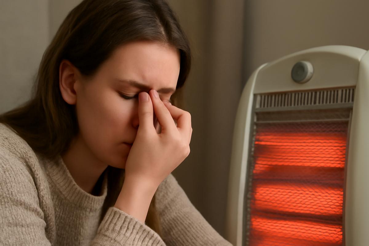 Why your eyes feel drier near heaters