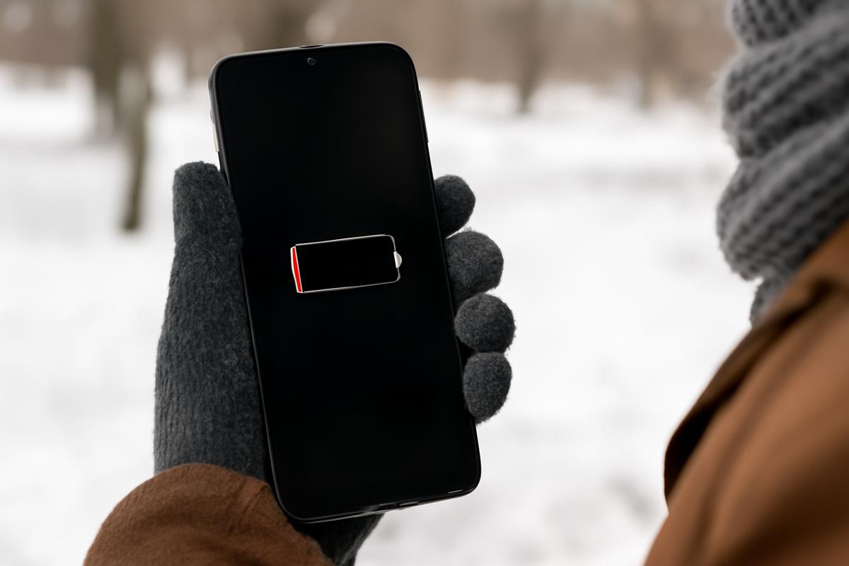 Why your phone battery dies faster in winter