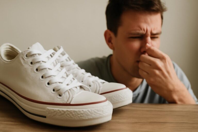 Why your shoes smell even when clean
