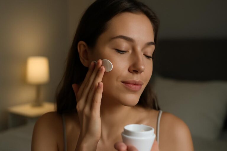Why your skin absorbs cream better at night