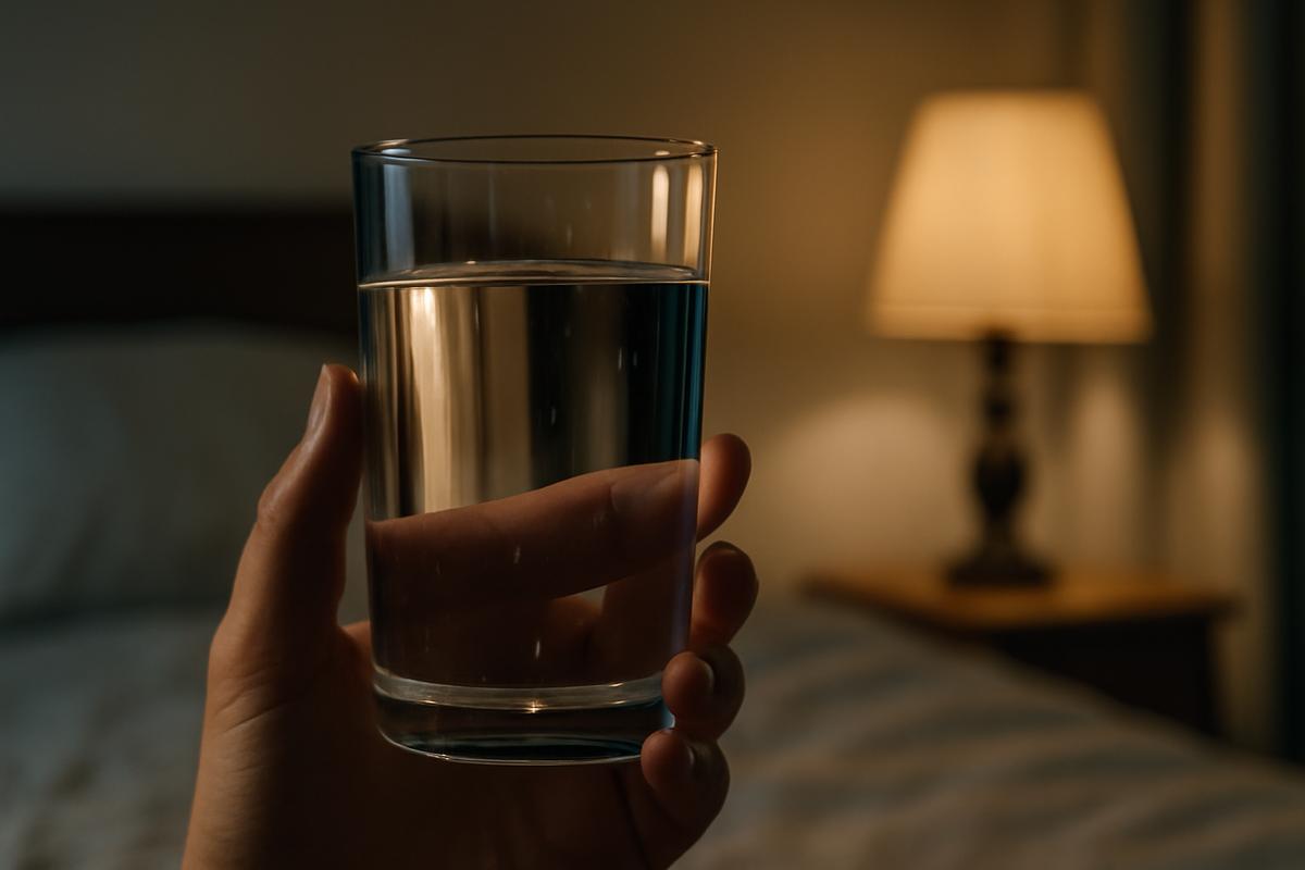Why your water tastes different at night