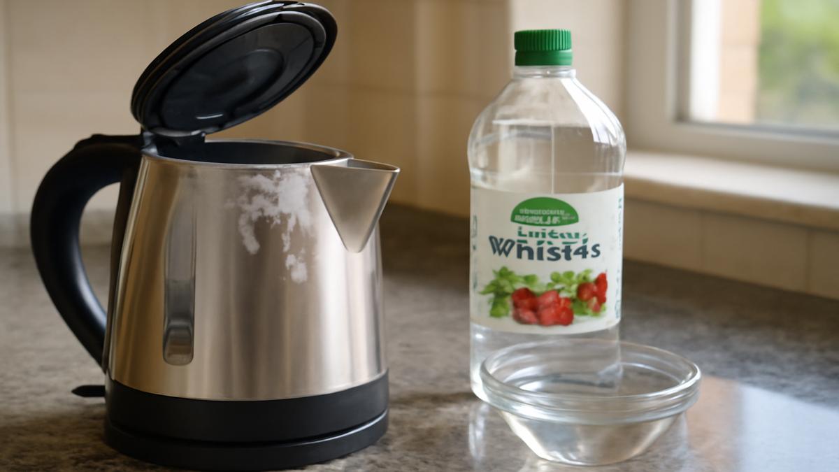 Your kettle is full of plastic this 3 minute vinegar trick removes it all
